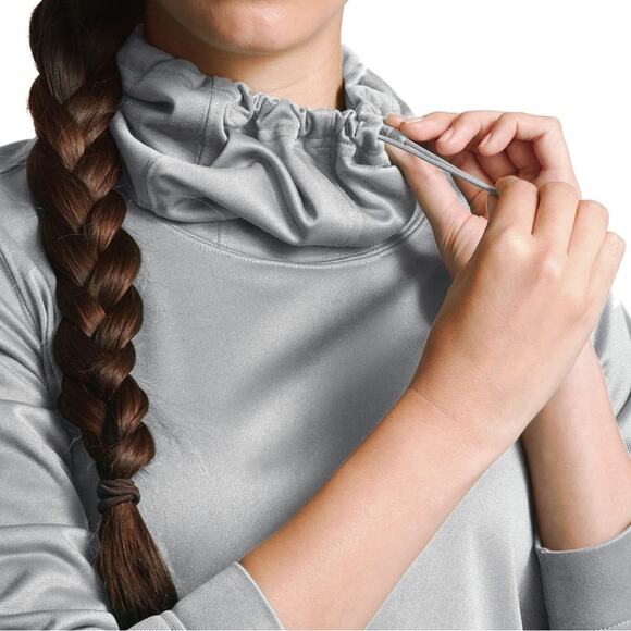 THE NORTH FACE women’s green medium novelty glacier fleece pullover active fit - Picture 3 of 12